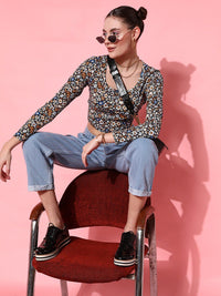 STREET 9 Multi-Coloured Floral Top