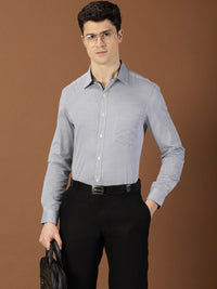 Thomas Scott Classic Slim Fit Micro Ditsy Printed Cotton Formal Shirt