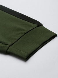 SPYKAR Men Colourblocked Slim Fit Mid-Rise Regular Joggers