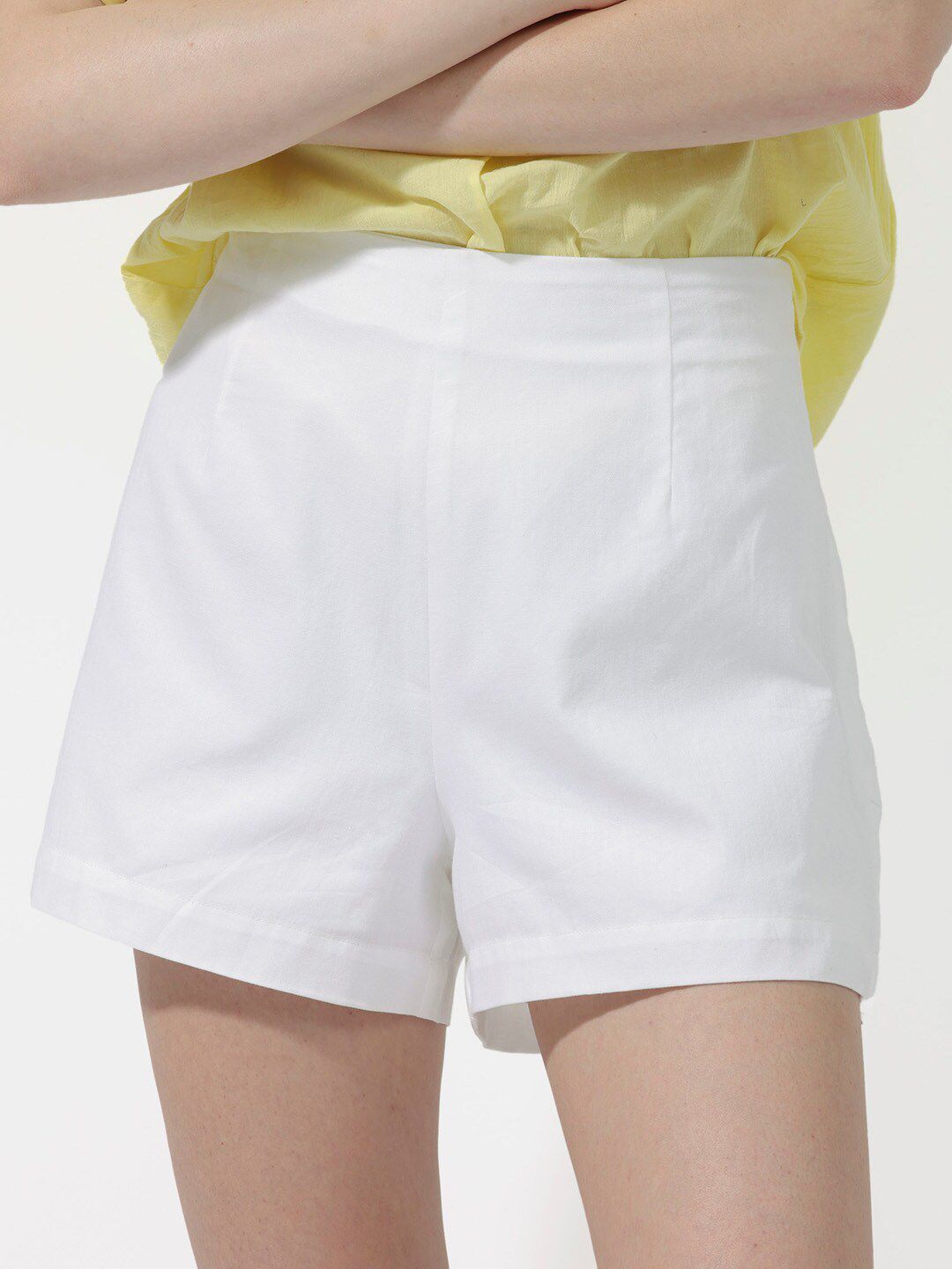 RAREISM Women High-Rise Cotton Shorts