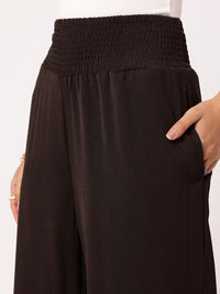 DressBerry Women Effortless Allure Smocked Trousers