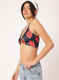 DressBerry Floral Frenzy Printed Bralette