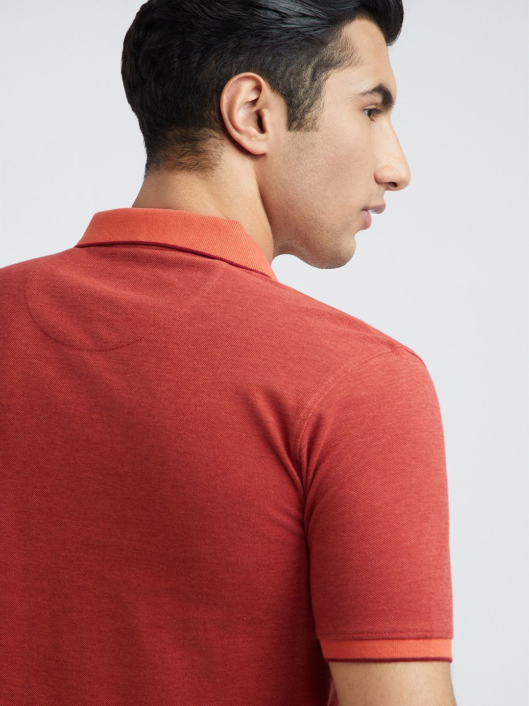 Raymond Pure Cotton Modern Fit Polo Collar T-shirt