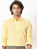 RARE RABBIT Men Flees Spread Collar Slim Fit Opaque Pure Cotton Shirt
