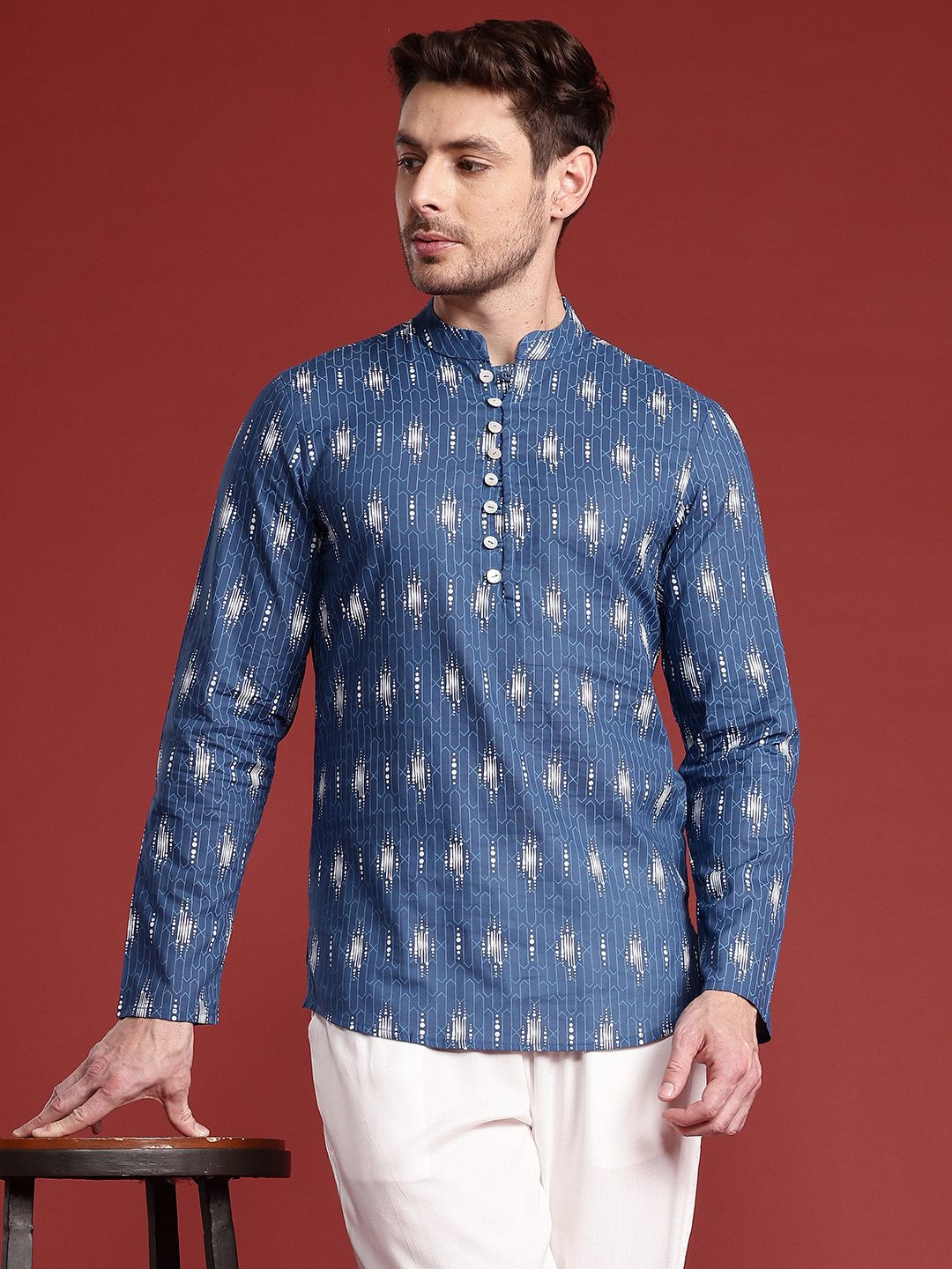 Anouk Geometric Printed Kurta