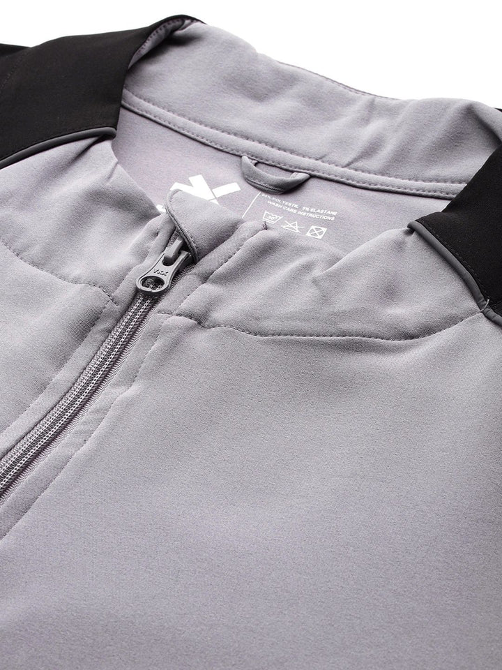 HRX by Hrithik Roshan Colourblocked Brand Logo Printed Rapid-Dry Training Tracksuit