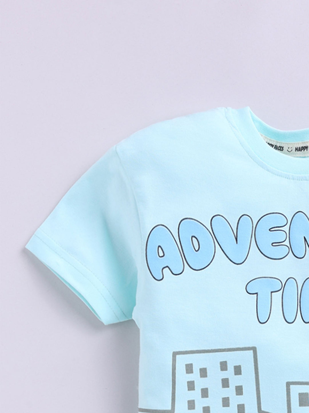 Happy Faces Boys Snoopy Printed Pure Cotton T-shirt