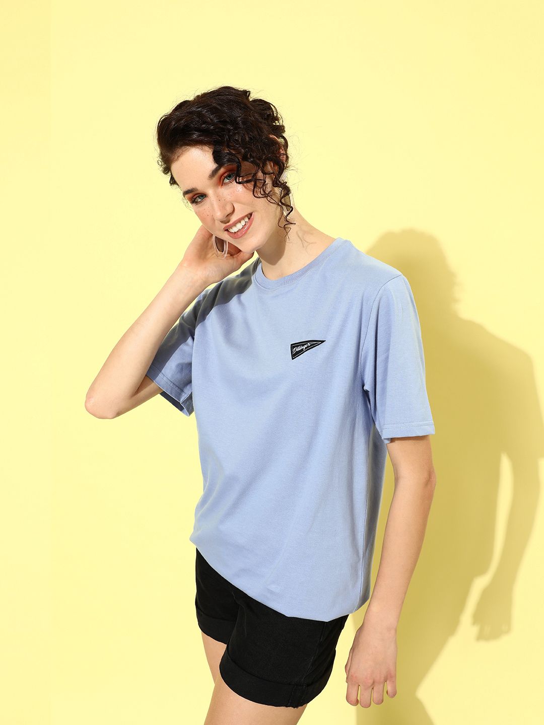 DILLINGER Women Graphic Printed Oversize T-shirt