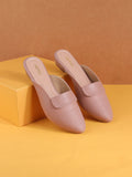 Metro Embellished Block Mules