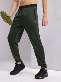 HRX by Hrithik Roshan Men Contrast Waistband Rapid-Dry Running Joggers