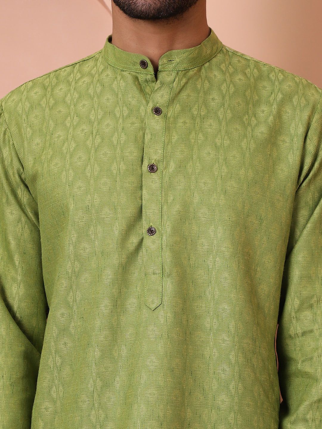Jompers Men Woven Design Kurtas