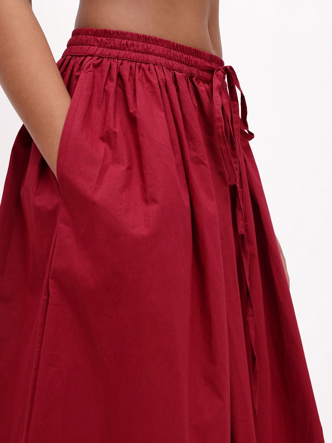 DressBerry Women Bright Charming A-Line Midi Skirt