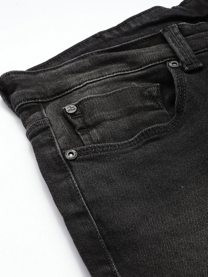 SPYKAR Men Skinny Slim Fit Low-Rise Light Fade Stretchable Jeans