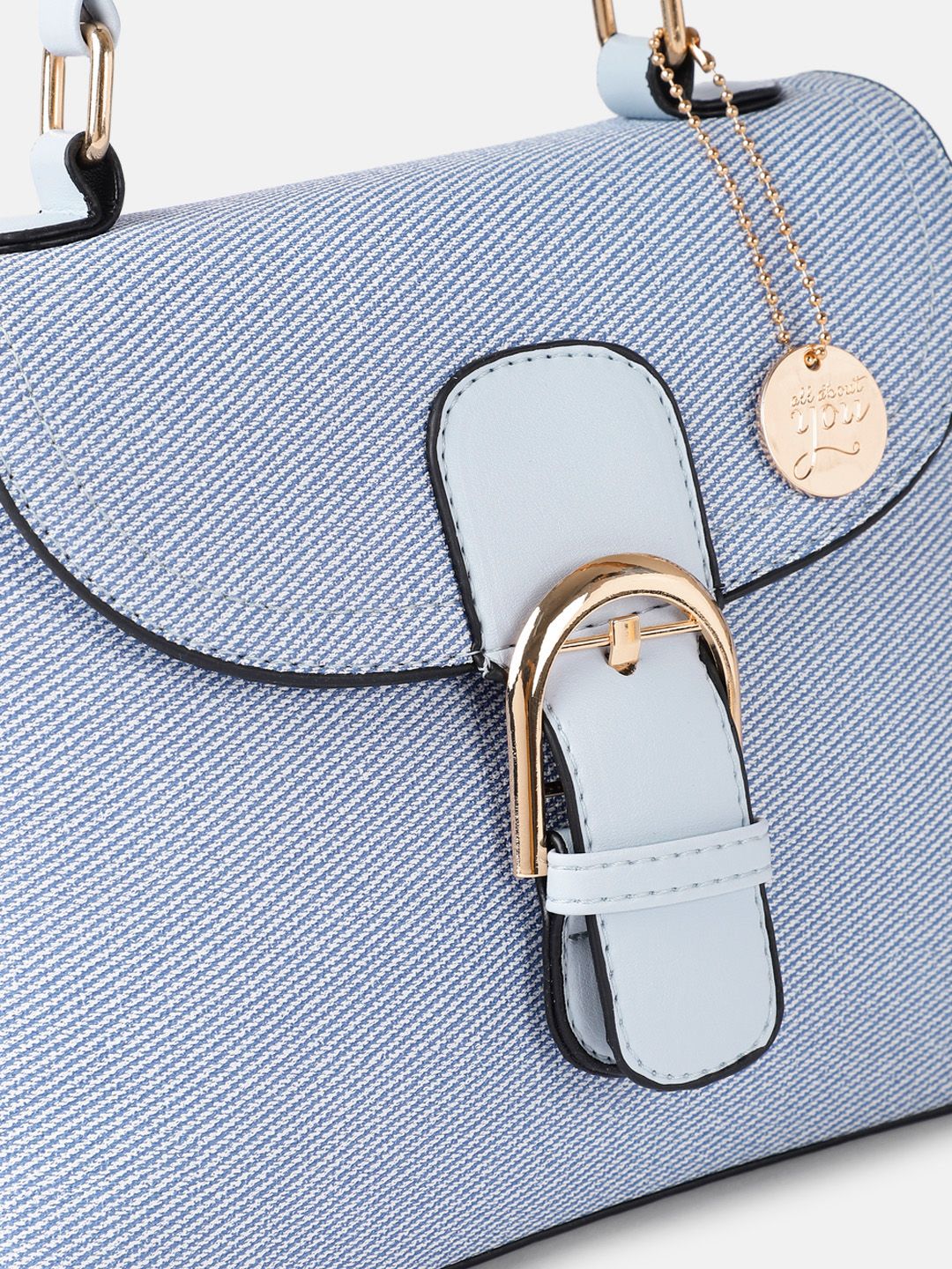 all about you Geometric Structured Satchel