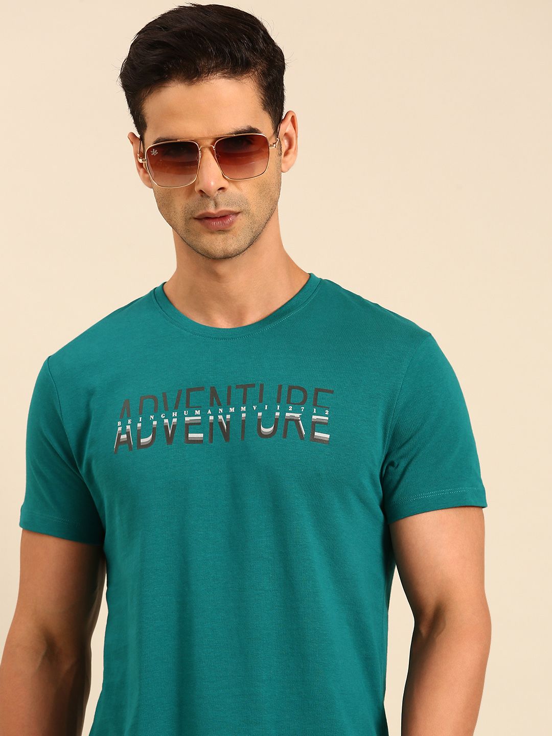 Being Human Graphic Printed Pure Cotton T-shirt