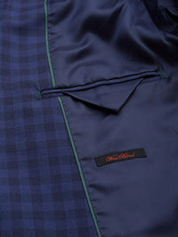 Raymond Contemporary Fit Checked Single-Breasted Formal Blazer