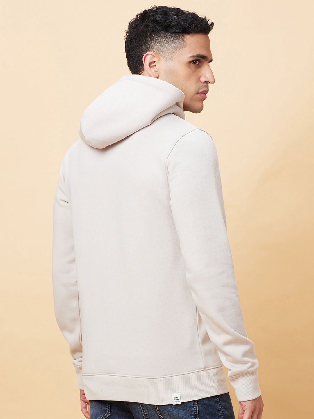 Being Human Printed Hooded Sweatshirt