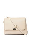 Beige Solid Sling Bag