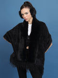 Tokyo Talkies Acrylic Poncho