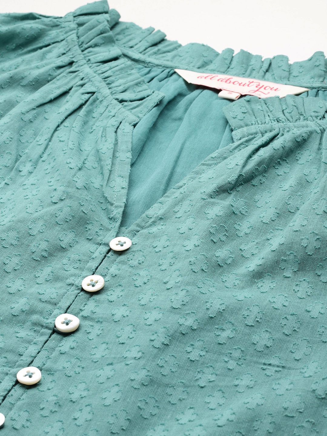 all about you Puff Sleeve Fit & Flare Dress