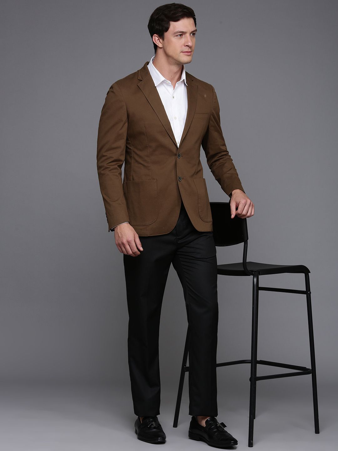 Raymond Contemporary-Fit Single Breasted Formal Blazer
