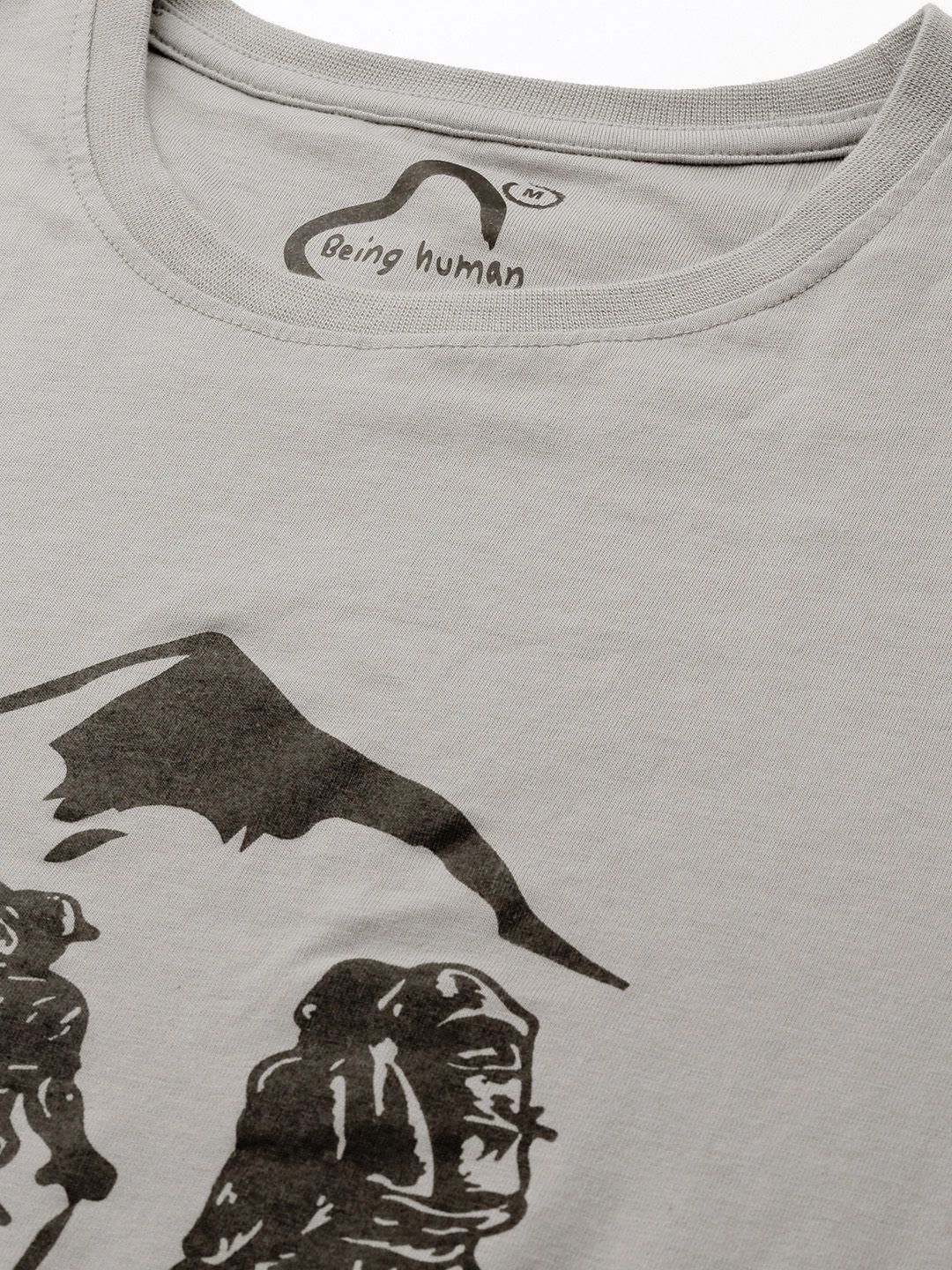 Being Human Printed Pure Cotton T-shirt