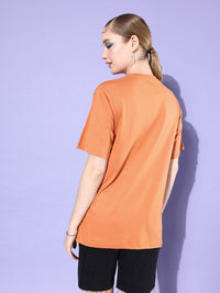 DILLINGER Graphic Printed Oversized Longline Pure Cotton T-shirt