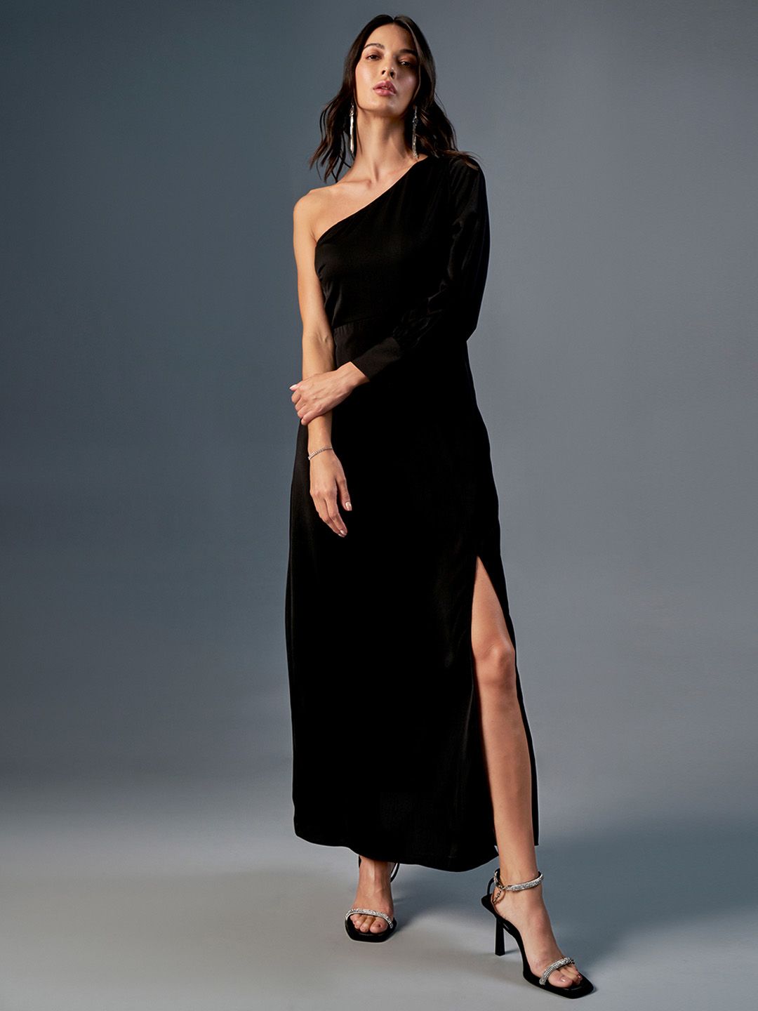 AND Puff Sleeve Maxi Dress