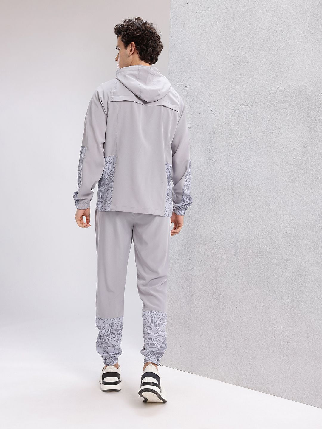 HRX by Hrithik Roshan Men Printed Rapid-Dry Running Tracksuit