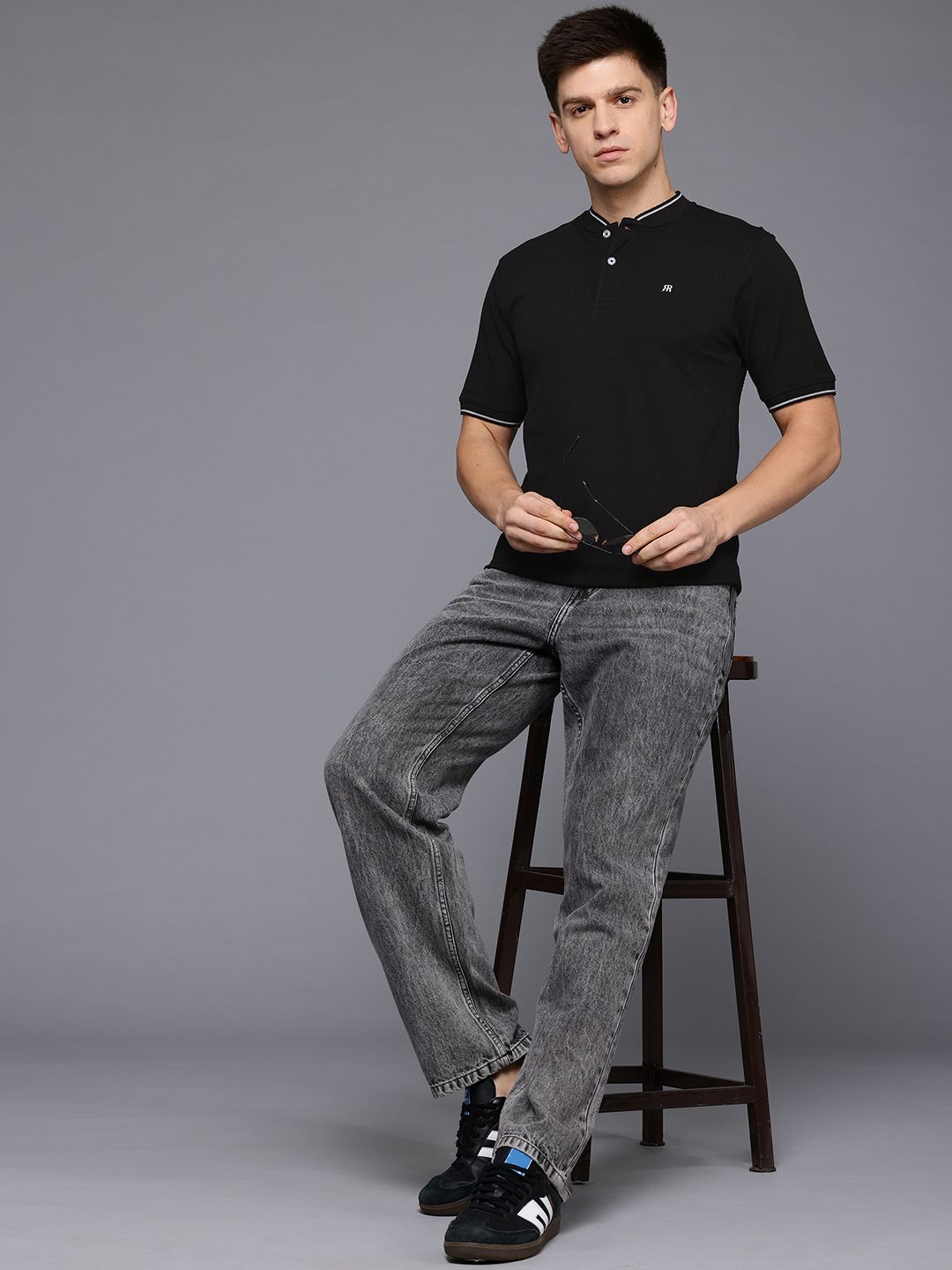 Raymond Henley Neck Pure Cotton Modern Fit T-shirt