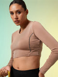 HRX by Hrithik Roshan Rapid-Dry Crop Training T-shirt