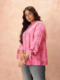 all about you Plus Size Floral Print Shirt