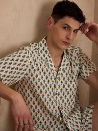 DENNISON Block Printed Oversized Co Ords Set