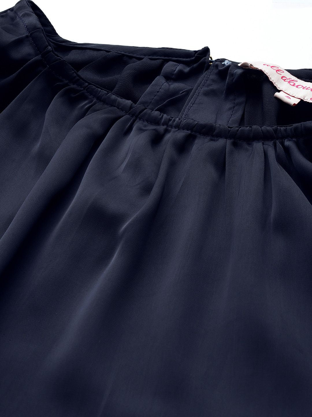 all about you Satin A-Line Dress with Belt