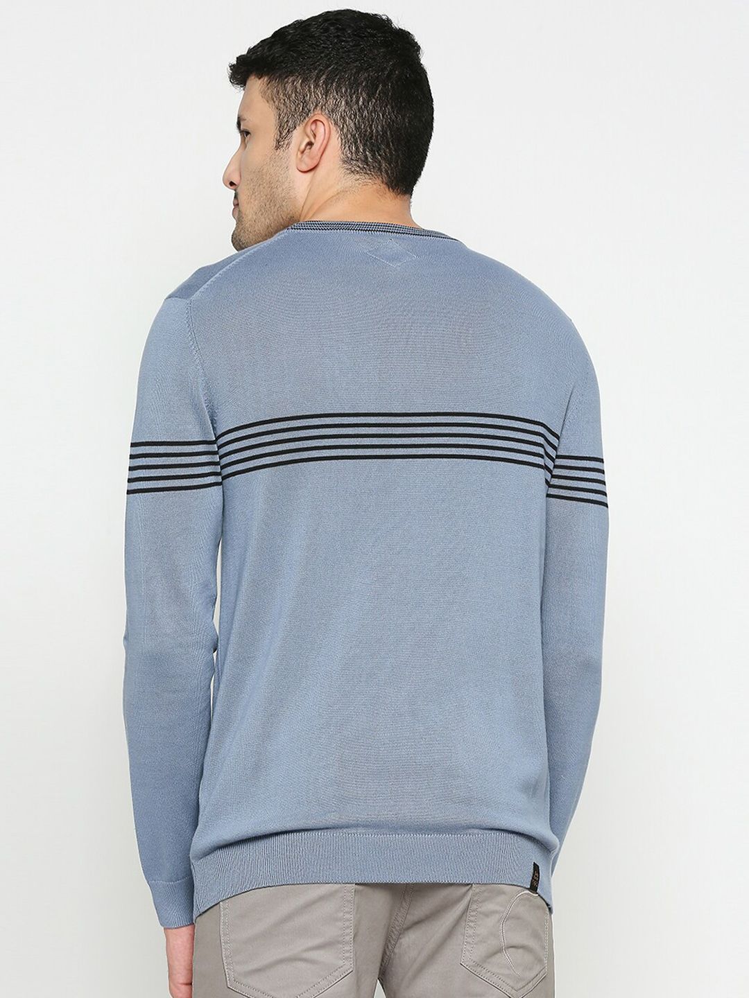 Being Human Striped Long Sleeves Pullover