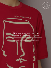 DILLINGER Graphic Printed Oversized Pure Cotton T-Shirt