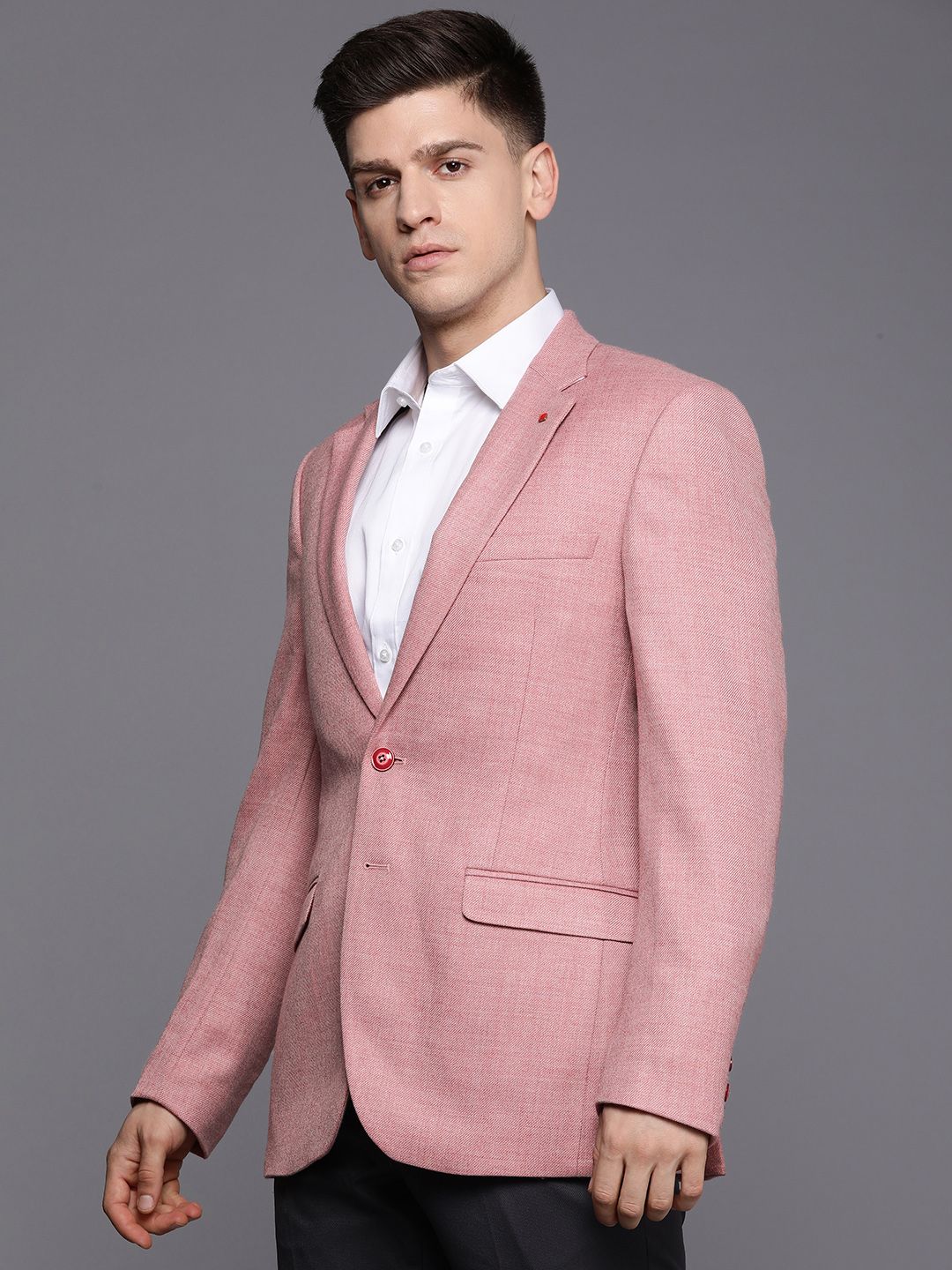 Raymond Contemporary Fit Single Breasted Formal Blazer