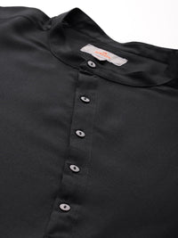 Anouk Asymmetric Roll-Up Sleeves Kurta