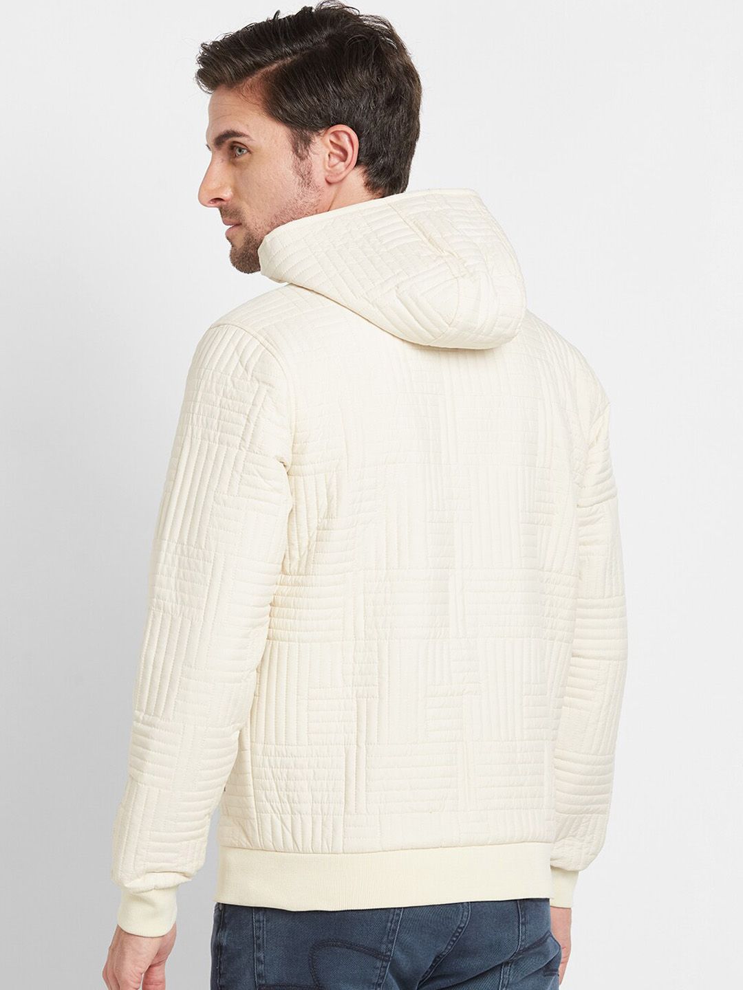 Being Human Self Design Hooded Bomber Jacket