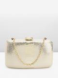 Lino Perros Snake Skin Textured Box Clutch