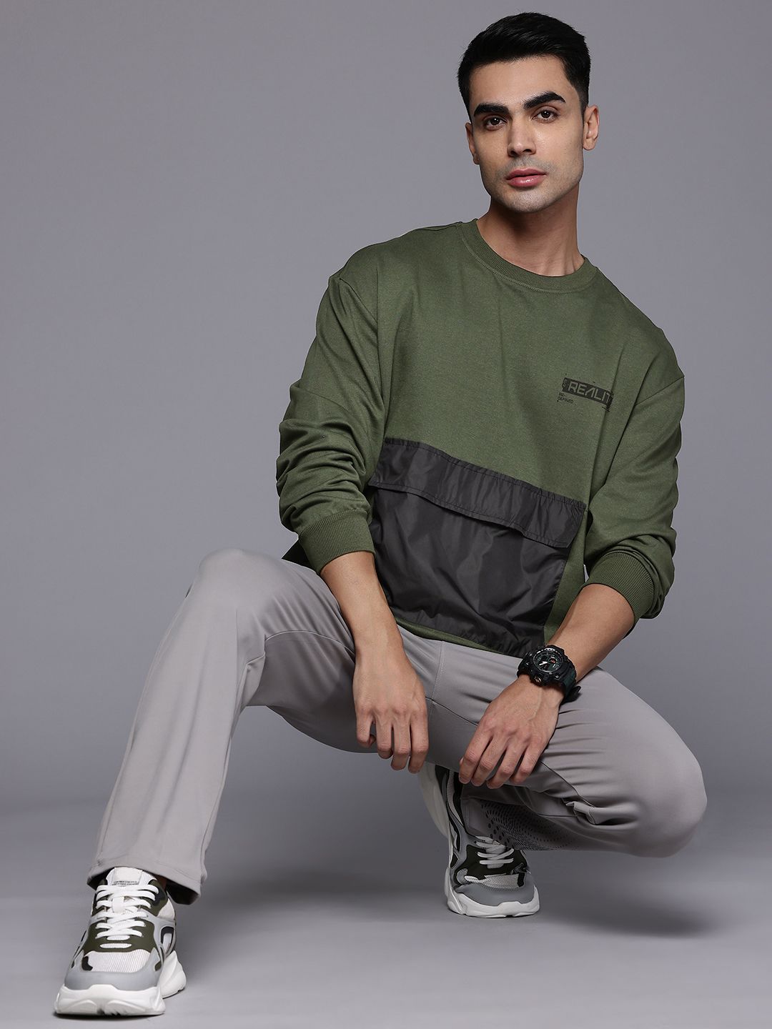 HRX by Hrithik Roshan Long Sleeves Lifestyle Sweatshirt