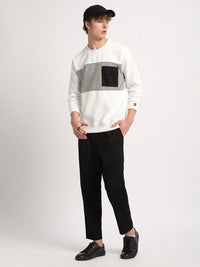 THE BEAR HOUSE Striped Round Neck Sweatshirt