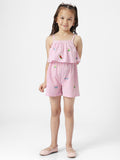 Nauti Nati Girls Striped Pure Cotton Playsuit