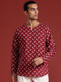 Anouk Ethnic Motifs Print Pure Cotton Kurta