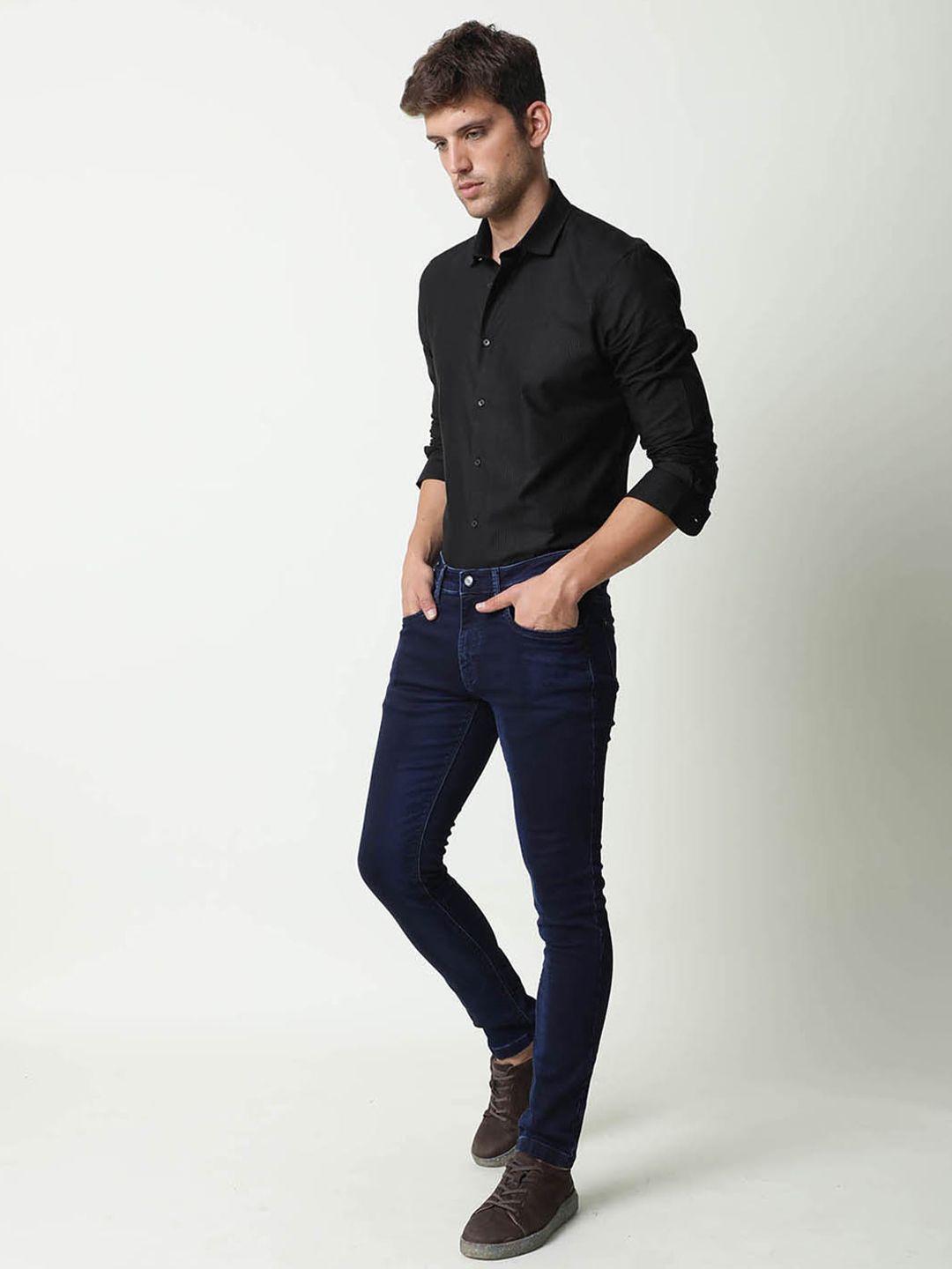 RARE RABBIT Men Dobe Slim Fit Stretchable Jeans