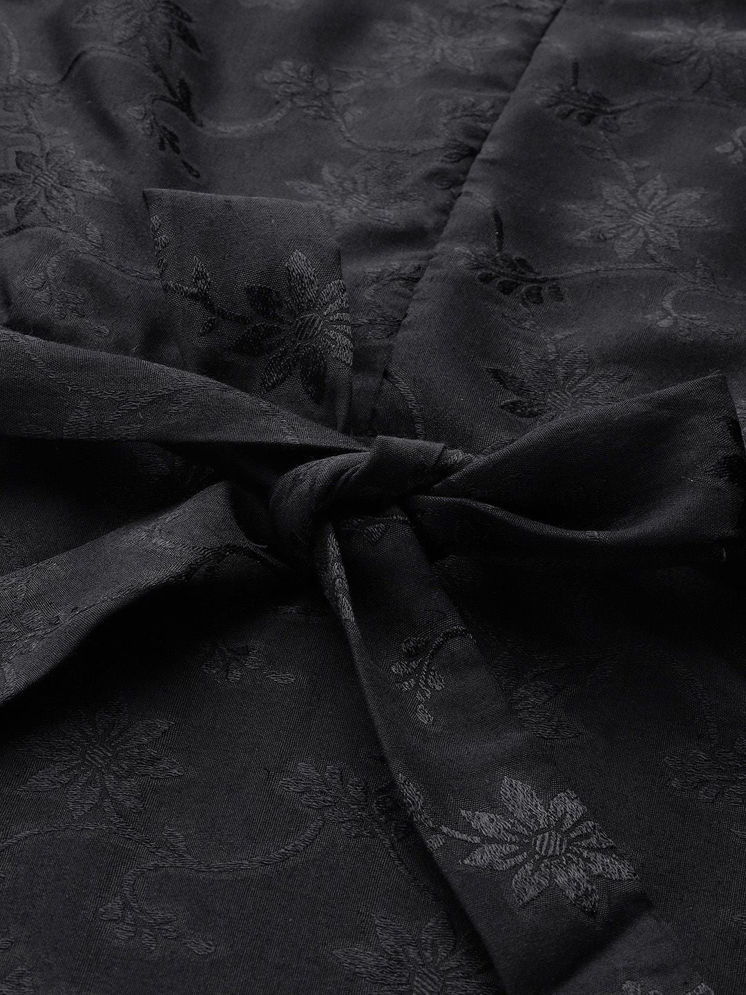 all about you Floral Puff Sleeve Fit & Flare Dress