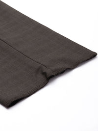 Raymond Men Checked Slim Fit Formal Trousers