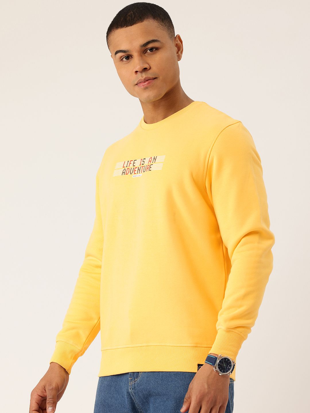 Monte Carlo Pure Cotton Printed Sweatshirt