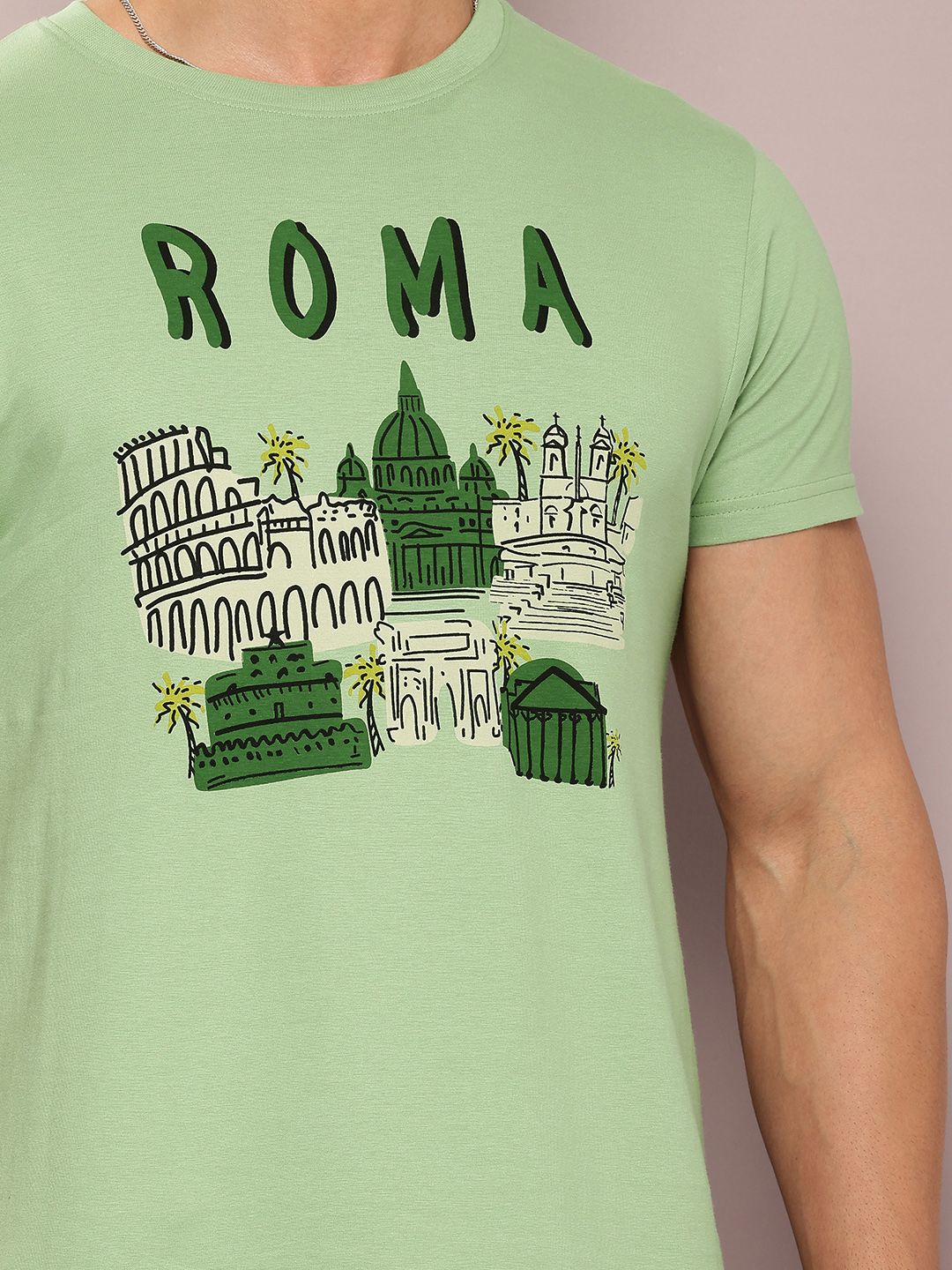 DILLINGER Men Printed Pure Cotton T-shirt