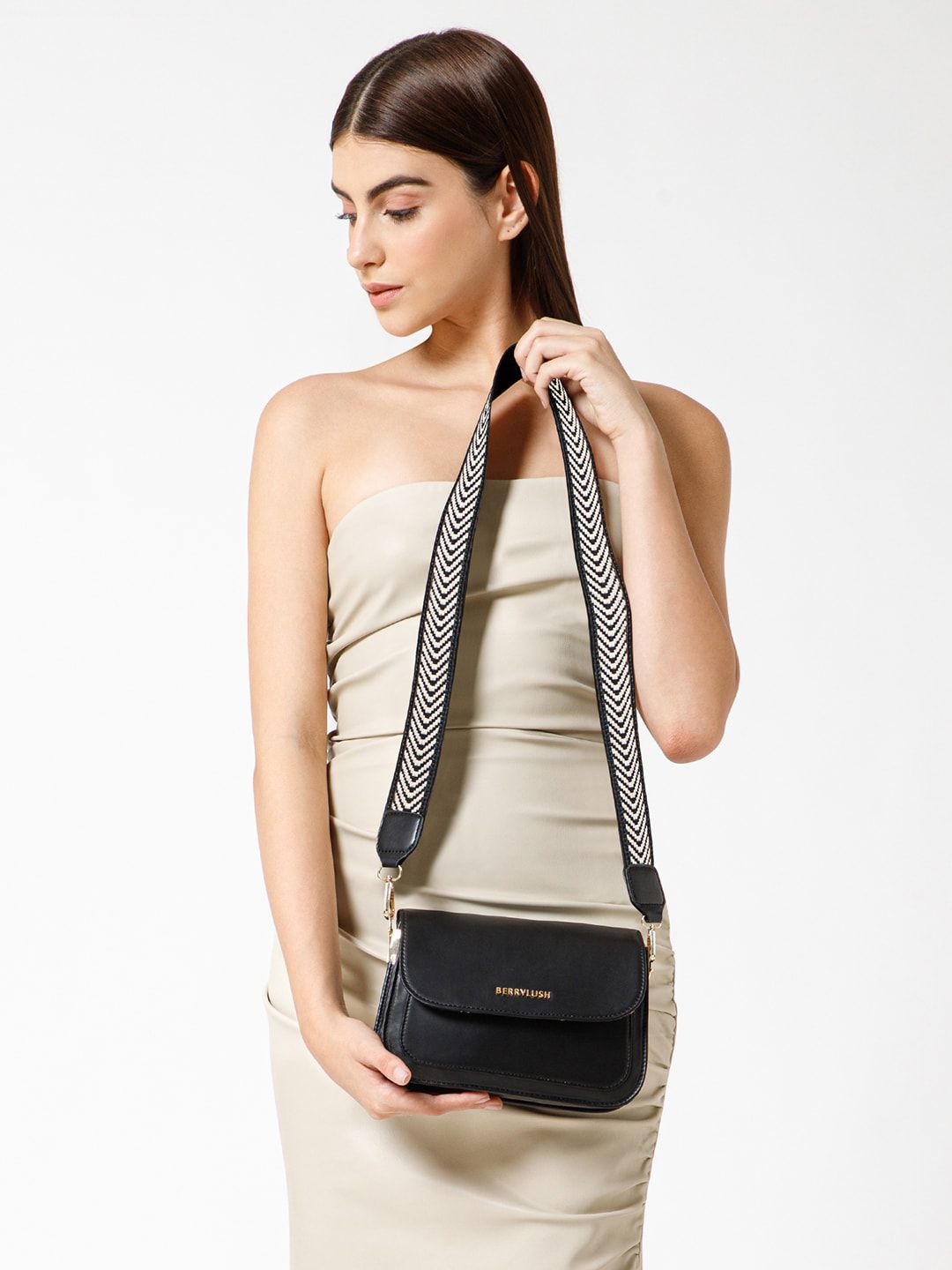 Berrylush Structured Sling Bag